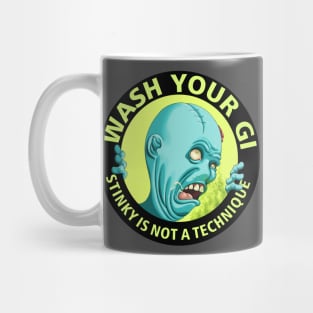 Wash your Gi - jiu jitsu, bjj zombie - stinky Mug